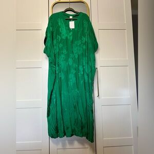 H&M Green Satiny Kaftan